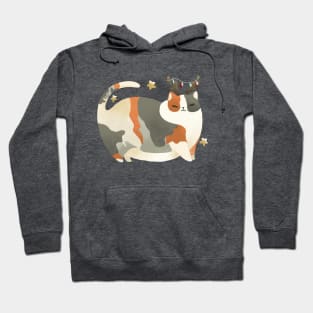 Christmas Reindeer Cat Hoodie